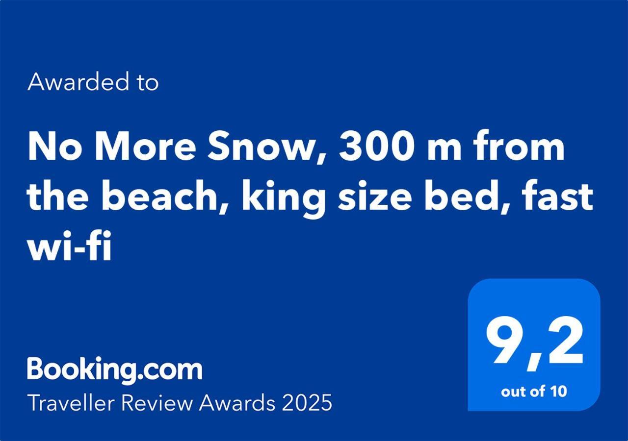 No More Snow, 300 M From The Beach, King Size Bed, Fast Wi-Fi ปอร์ติเมา ภายนอก รูปภาพ